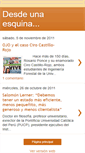 Mobile Screenshot of desdesquina.blogspot.com