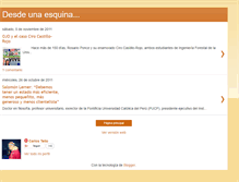 Tablet Screenshot of desdesquina.blogspot.com