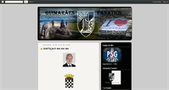 Desktop Screenshot of guimaraesfanatics.blogspot.com