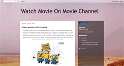 Desktop Screenshot of moviechanel24.blogspot.com