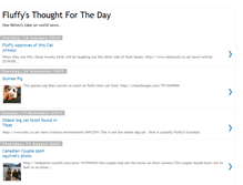 Tablet Screenshot of fluffysthoughtfortheday.blogspot.com