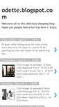 Mobile Screenshot of oodette.blogspot.com
