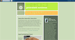 Desktop Screenshot of generalized-nonsense.blogspot.com