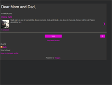 Tablet Screenshot of dearmomanddad.blogspot.com
