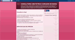 Desktop Screenshot of consultorioobstetricocorazondemaria.blogspot.com