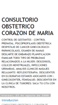 Mobile Screenshot of consultorioobstetricocorazondemaria.blogspot.com