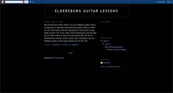 Desktop Screenshot of eldersburgguitarlessons.blogspot.com