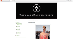 Desktop Screenshot of boezaartbauermeister.blogspot.com