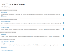 Tablet Screenshot of howtobeagentleman.blogspot.com