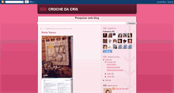 Desktop Screenshot of croche-da-cris.blogspot.com