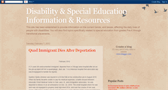 Desktop Screenshot of disability-and-education.blogspot.com