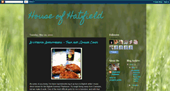 Desktop Screenshot of houseofhatfield.blogspot.com