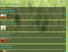 Tablet Screenshot of houseofhatfield.blogspot.com