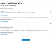 Tablet Screenshot of magicofweb.blogspot.com