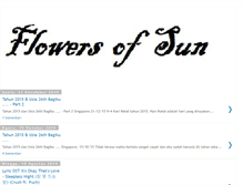 Tablet Screenshot of flowersofsun.blogspot.com