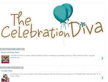 Tablet Screenshot of celebrationdiva.blogspot.com