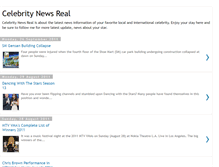 Tablet Screenshot of celebritynewsreal.blogspot.com