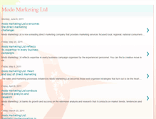 Tablet Screenshot of modomarketingltd.blogspot.com