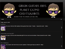 Tablet Screenshot of gibsonguitars100pc.blogspot.com