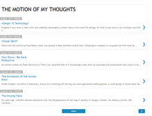 Tablet Screenshot of motionofmythoughts.blogspot.com