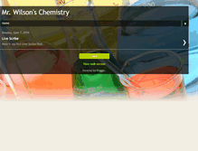 Tablet Screenshot of mrwilsonchemistry.blogspot.com