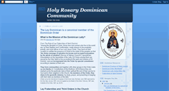 Desktop Screenshot of holyrosarycamden.blogspot.com