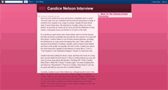 Desktop Screenshot of candicenelson-interview.blogspot.com