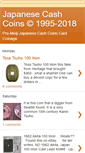 Mobile Screenshot of japanesecashcoins.blogspot.com