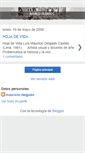 Mobile Screenshot of mauriciodelgadohojadevida.blogspot.com
