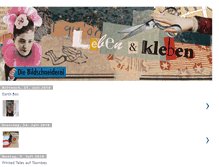 Tablet Screenshot of leben-und-kleben.blogspot.com