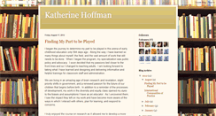 Desktop Screenshot of katherine-hoffman.blogspot.com