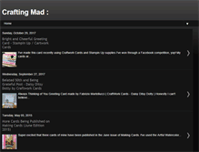 Tablet Screenshot of craftingmad.blogspot.com