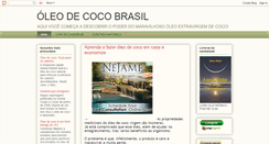 Desktop Screenshot of oleodecocobrasil.blogspot.com