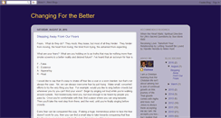 Desktop Screenshot of abetterchange.blogspot.com
