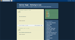 Desktop Screenshot of marinermagic.blogspot.com