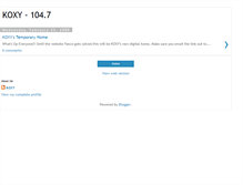 Tablet Screenshot of koxy1047.blogspot.com