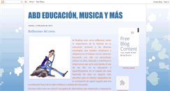 Desktop Screenshot of abdeducacionmusicayvarios.blogspot.com