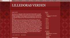 Desktop Screenshot of lilledoracom.blogspot.com