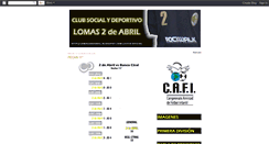 Desktop Screenshot of lomas2deabril.blogspot.com