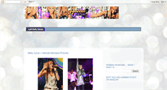 Desktop Screenshot of hannahmontanastyles.blogspot.com