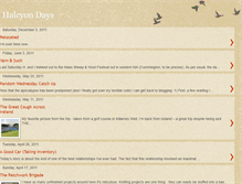 Tablet Screenshot of halcydays.blogspot.com