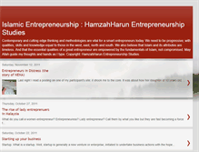 Tablet Screenshot of hhislamicentrepreneurship.blogspot.com