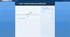 Desktop Screenshot of bestiphonedownload.blogspot.com