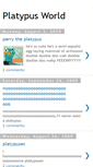 Mobile Screenshot of platypusworld.blogspot.com