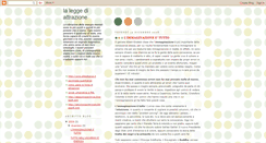 Desktop Screenshot of laleggediattrazione.blogspot.com
