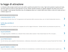 Tablet Screenshot of laleggediattrazione.blogspot.com