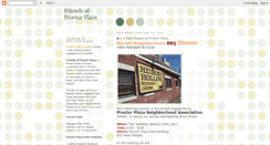 Desktop Screenshot of friendsofproctorplaza.blogspot.com