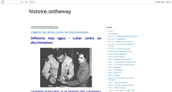 Desktop Screenshot of histoireontheway.blogspot.com