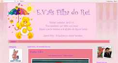 Desktop Screenshot of evasfilhadorei.blogspot.com