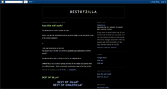 Desktop Screenshot of bestofzilla.blogspot.com